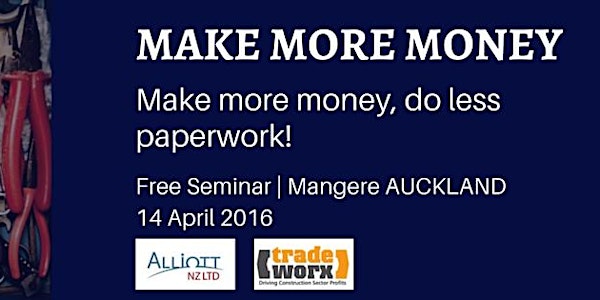 NZ Tradies - Make more money, do less paperwork!