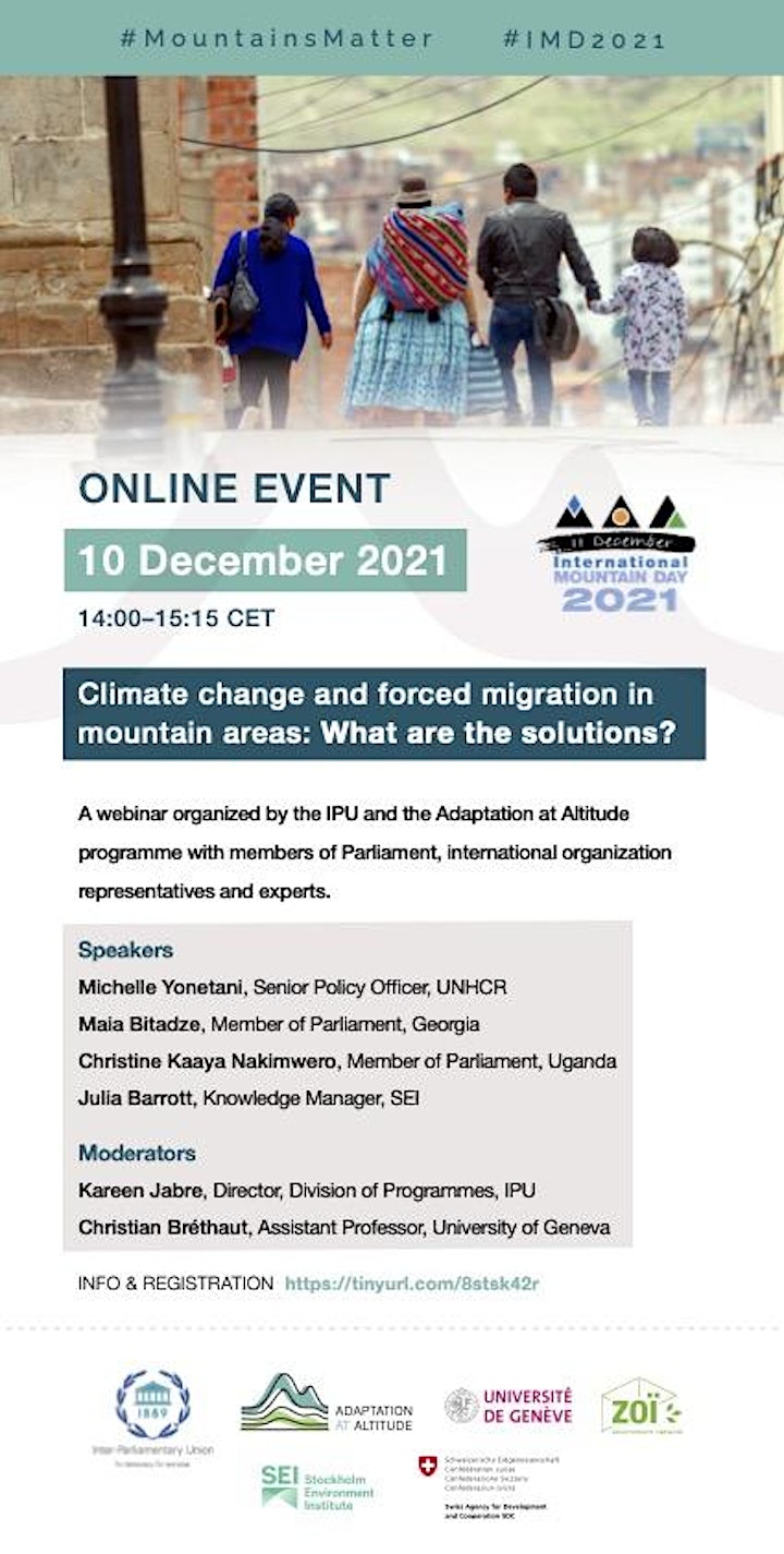 
		Climate change & forced migration in mountain areas: what are the solutions image
