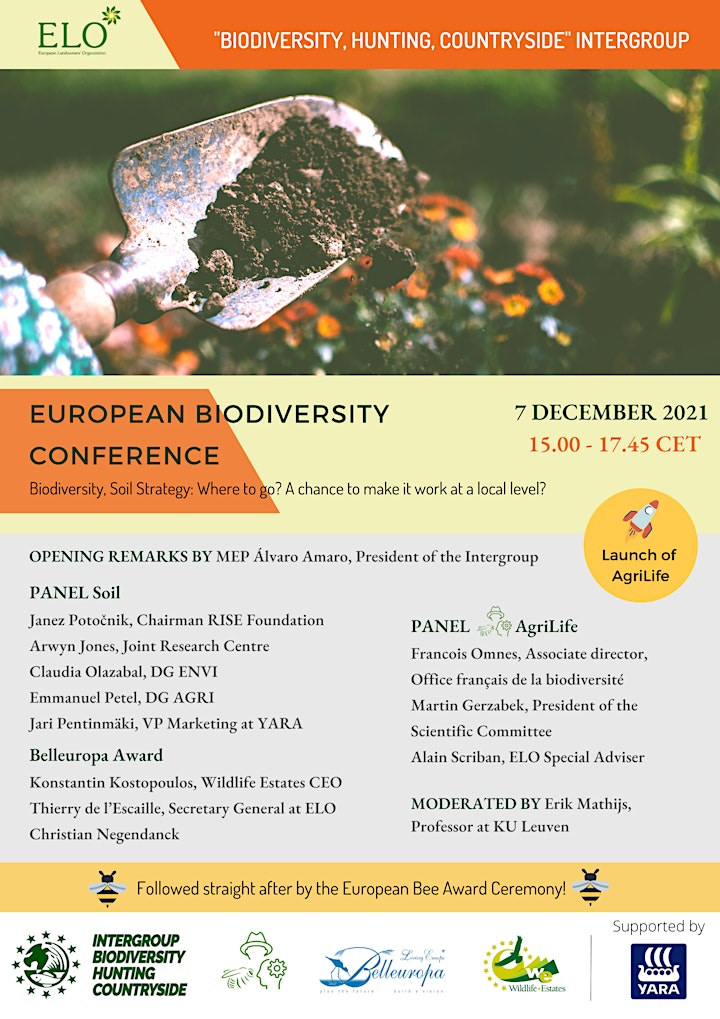 
		European Biodiversity Conference   - Soil Strategy: Where to go? image
