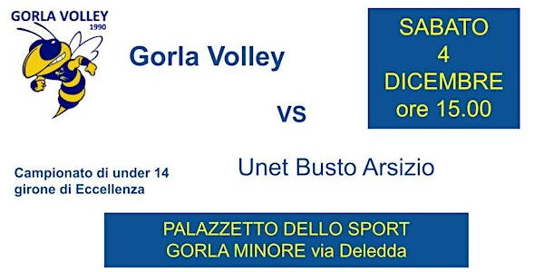 under 14	Gorla Volley - Unet Busto Arsizio