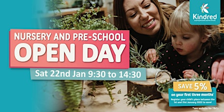 Harlow Nursery & Pre-School Open Day - 22nd January tickets