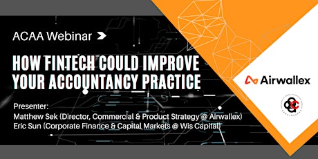ACAA Webinar | How FinTech Could Improve Your Accountancy Practice primary image