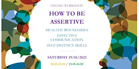 Assertiveness and self-defence tickets