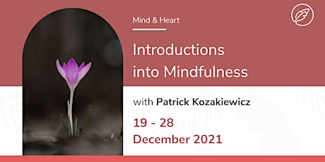 Hauptbild für Introduction into Mindfulness
