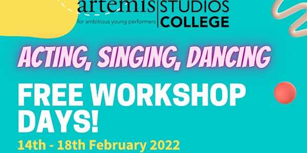 Half Term Workshops - Arts Centre Houslow with Artemis Studios