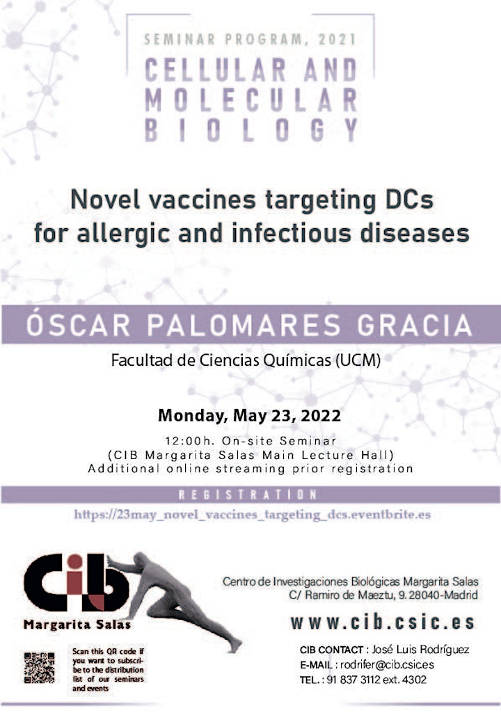 Imagen de Novel vaccines targeting DCs  for allergic and infectious diseases