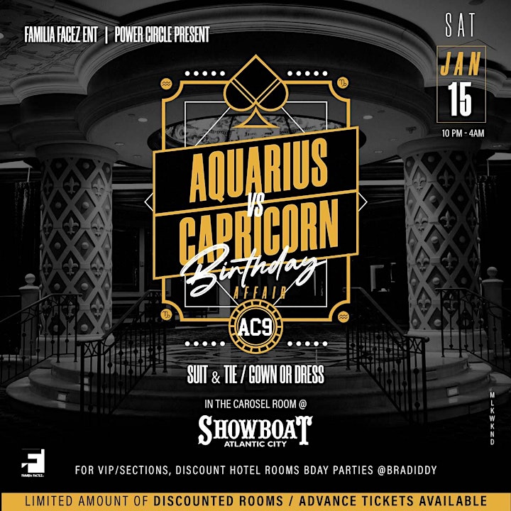 
		The 9th Annual Aquarius vs Capricorn Birthday  Affair #AC9 image
