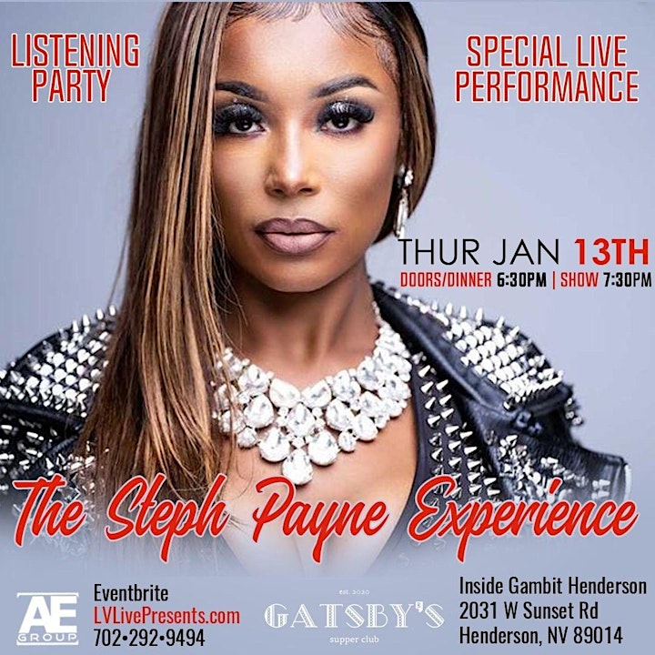 THE STEPH PAYNE EXPERIENCE: Listening Party & Special Live Performance image