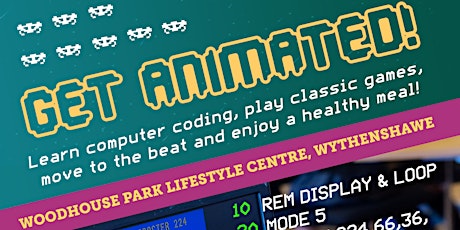 Get Animated Manchester! Retro Coding Workshop with Free Food (age 11-16)