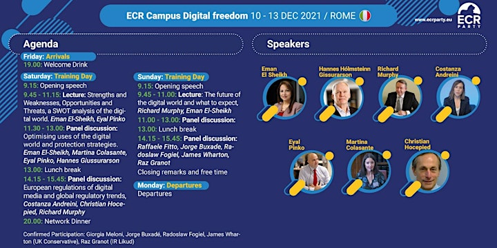 
		ECR Campus in ROME: Digital Freedom image
