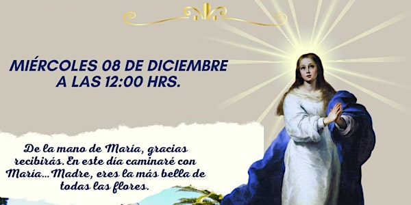 Solemnidad de la Inmaculada Concepción de María