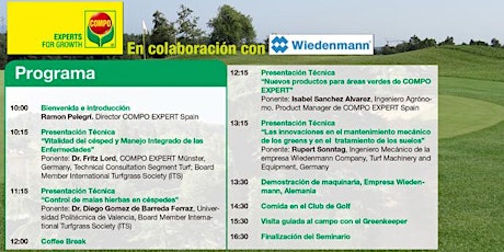 Imagen principal de Seminario Greenkeeper de COMPO EXPERT S.L.