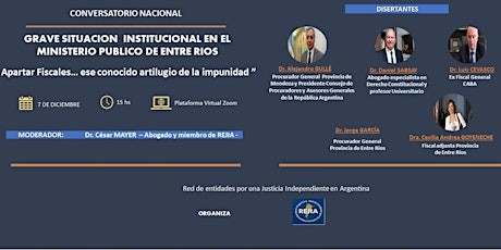 GRAVE SITUACIÓN INSTITUCIONAL EN EL MINISTERIO PÚBLICO DE ENTRE RIOS