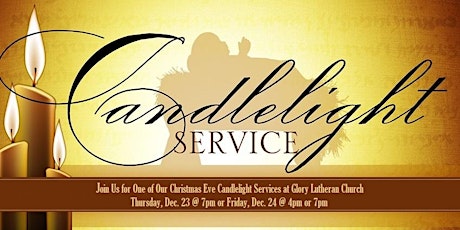 Christmas Eve Candlelight Service - Dec. 24 @ 4pm primary image