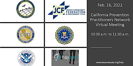 California Targeted Violence Prevention Practitioners Workgroup Meeting tickets
