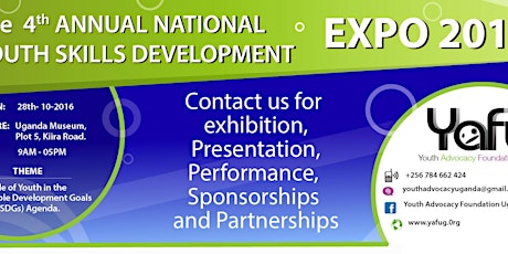 THE 4th ANNUAL YOUTH SKILLS DEVELOPMENT EXPO 2016 primary image