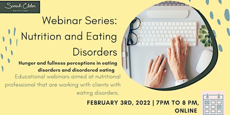 Hunger and fullness perceptions in eating disorders and disordered eating tickets