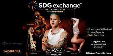 Image principale de SDG Exchange x CoinAgenda: Exclusive Concert Series, Featuring Nio Garcia