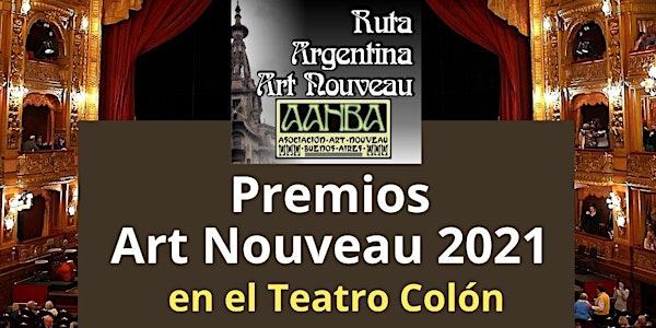 PREMIOS Art Nouveau 2021 en el T. COLON en VIVO con recital Opera