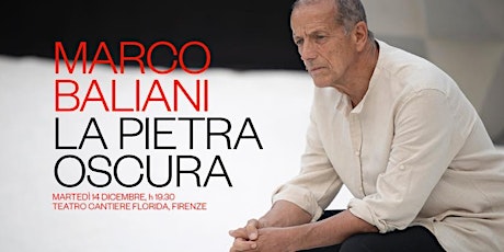 Primaire afbeelding van Marco Baliani presenta il suo ultimo libro LA PIETRA OSCURA