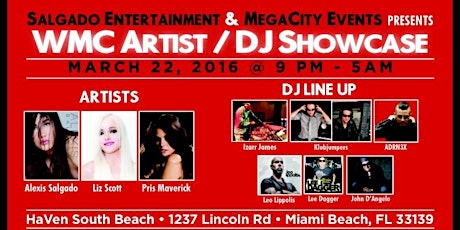 WMC Artist & DJ Showcase - Official Event primary image