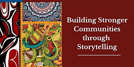 Imagen principal de Building stronger communities through storytelling!