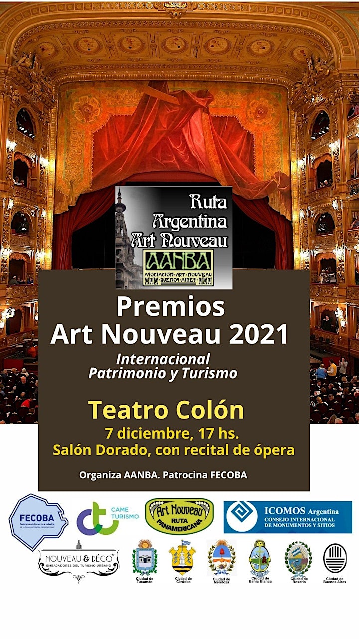 
		Imagen de PREMIOS Art Nouveau 2021 en el T. COLON en VIVO con recital Opera
