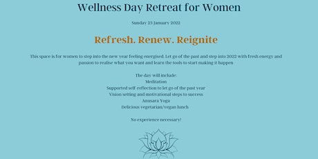 Wellness Day Retreat for Women primary image