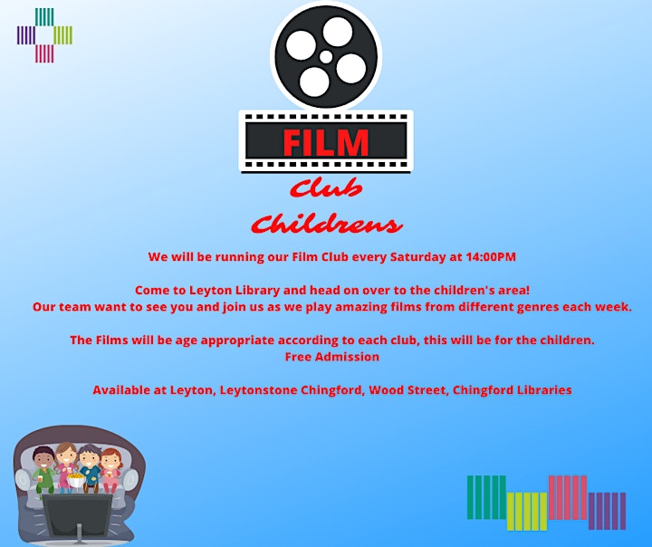 
		Waltham Forest Libraries Children's Film Club @ Leyton Library image
