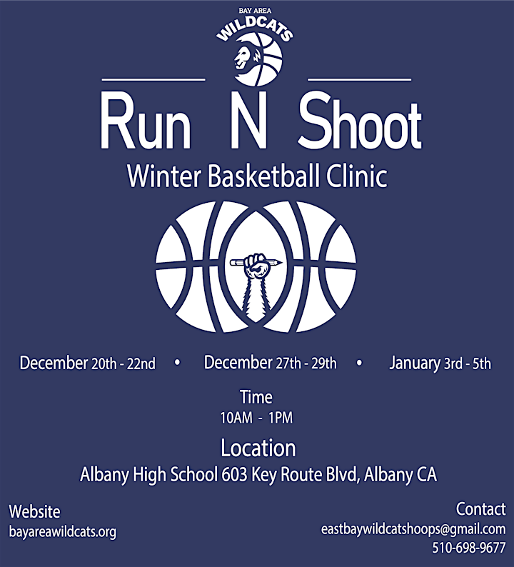 
		RUN-N-SHOOT Winter Basketball Clinic Dec 20th-22nd image
