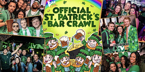 Imagem principal do evento Official St. Patrick's Bar Crawl | Charlotte, NC - Bar Crawl LIVE!