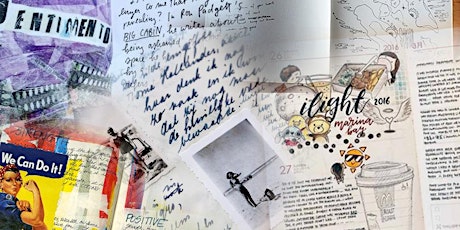 Personal Journalist - mixed media in journalling tickets