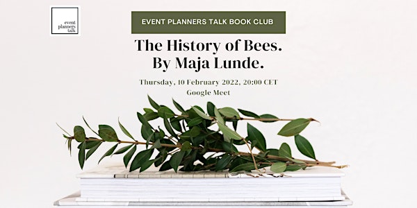 Book Club - Event Planners Talk
