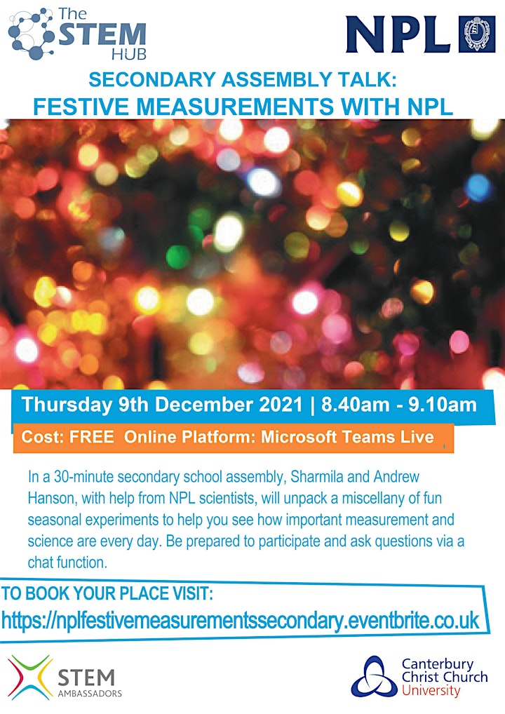 Festive Measurements with NPL - Secondary School Assembly Talk image