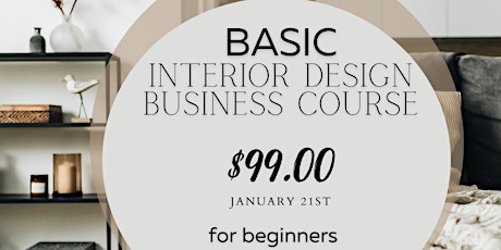 Interior Design Business course entradas