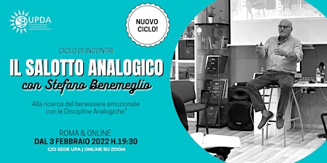 Immagine principale di ROMA & Online | Ciclo "IL SALOTTO ANALOGICO" con Stefano Benemeglio 