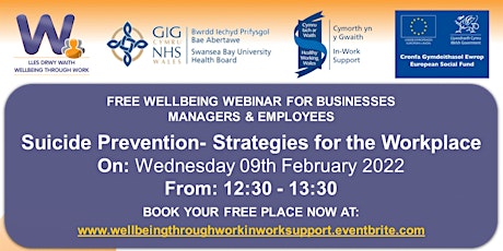 Suicide Prevention- Strategies for the Workplace tickets