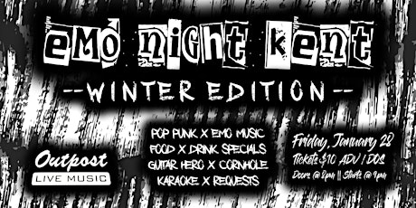 Emo Night Kent: Winter Edition 2022 tickets