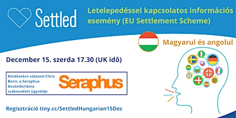 Letelepedéssel kapcsolatos információs esemény (EU Settlement Scheme) primary image