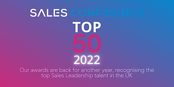 TOP 50 Sales Leaders Awards Evening in London with Sales Confidence