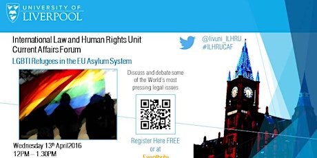 ILHRU Current Affairs Forum: LGBTI Refugees in the EU Asylum System primary image