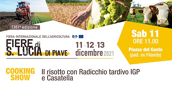 COOKING-SHOW: Il risotto con Radicchio tardivo IGP e Casatella