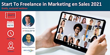 Primaire afbeelding van Start To Freelance in Marketing & Sales 16-12-2021