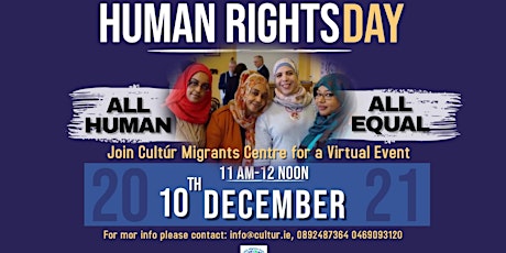 Cultúr's annual Human Rights Day event 10 December 2021