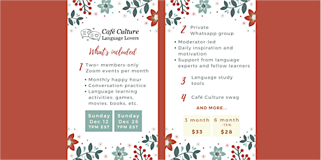 Café Culture: Language Lovers - December