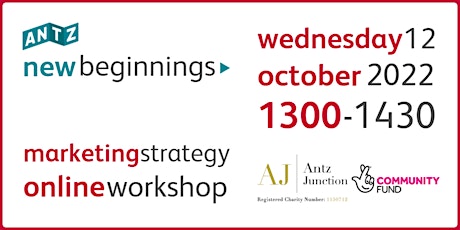 New Beginnings Marketing Strategy Online Workshop 12 Oct 2022) tickets