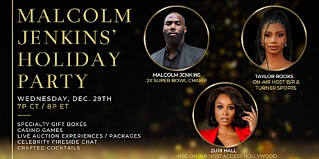 Malcolm Jenkins Second Annual VIRTUAL Holiday Party primary image