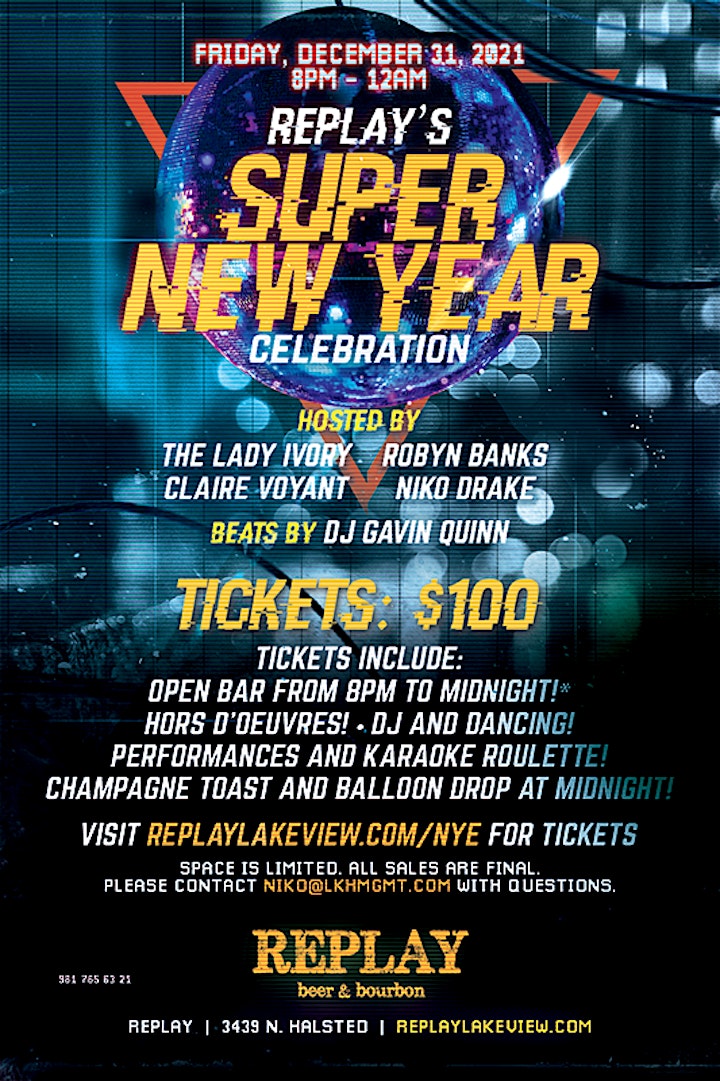 Replay's Super New Year Celebration 2022 image