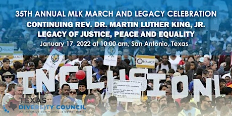 35TH ANNUAL MLK MARCH AND LEGACY CELEBRATION tickets