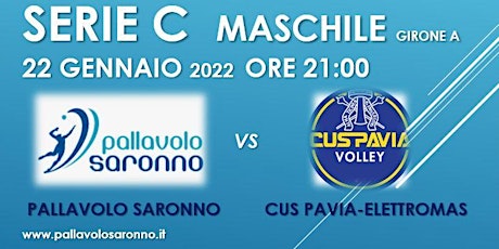 Serie C Maschile - PALLAVOLO SARONNO vs CUS PAVIA - ELETTROMAS biglietti
